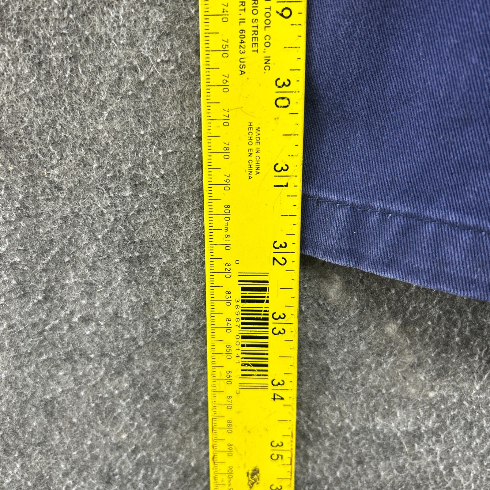 VINTAGE GCA Coveralls Mens 46 Long Blue Snap Button Mechanic Workwear Jumpsuit