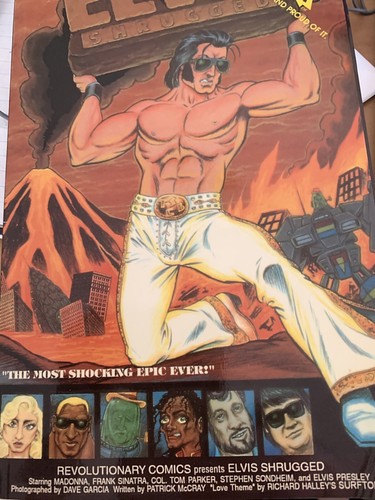 Brand New 'Elvis' Shrugged Comic Book TP Revolutionary Comics - Picture 2 of 8