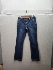 Maurices Womens Distressed Blue Denim Jeans Size 7/8 Regular