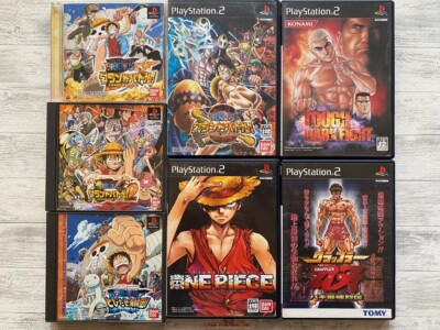 SONY PS 1 2 One Piece Grand Battle Fighting & Tough Dark Fight & Grappler Baki
