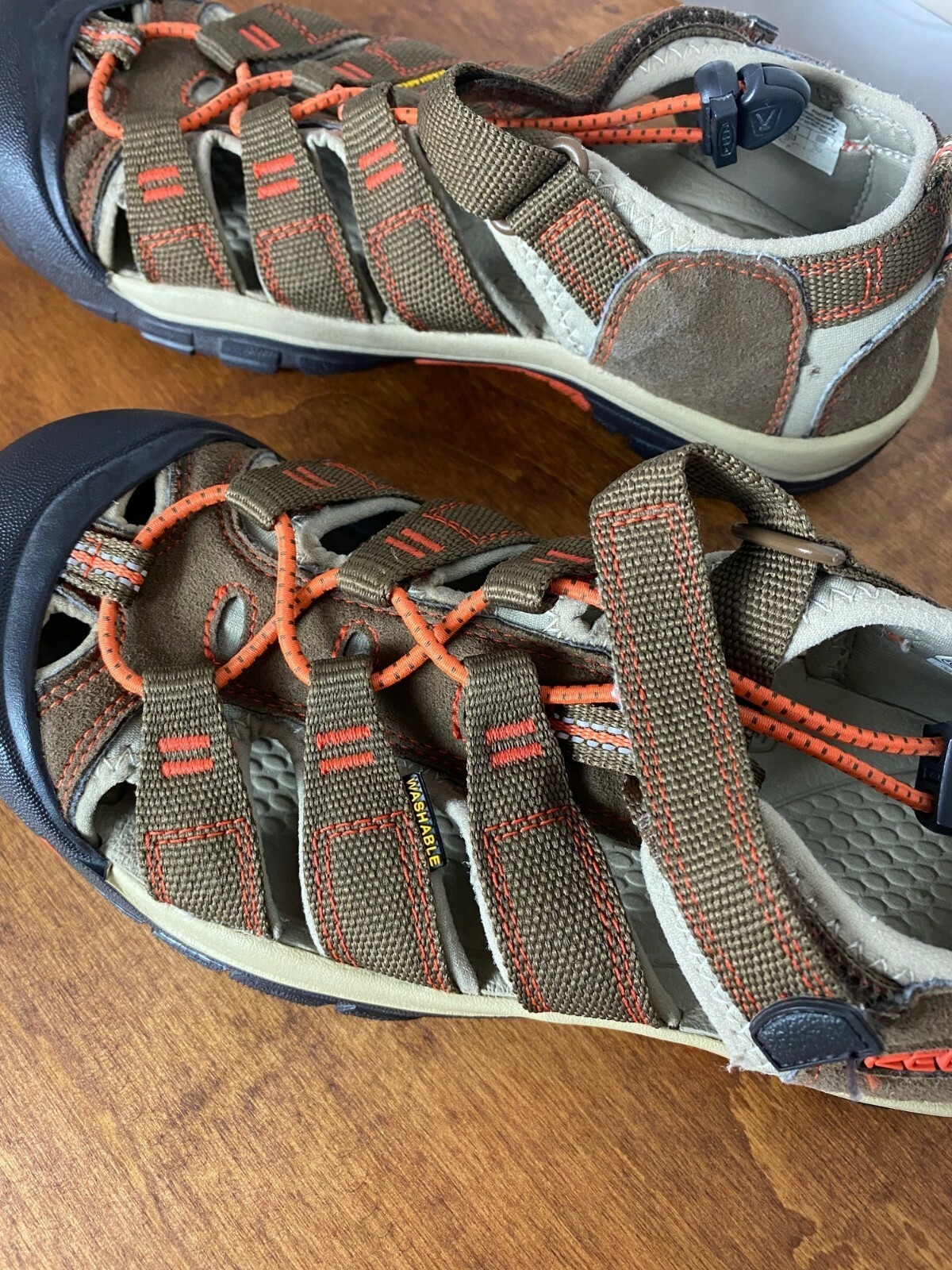 Sandali Keen Newport H2 marroni arancioni giovani taglia 5 scarpe da acqua