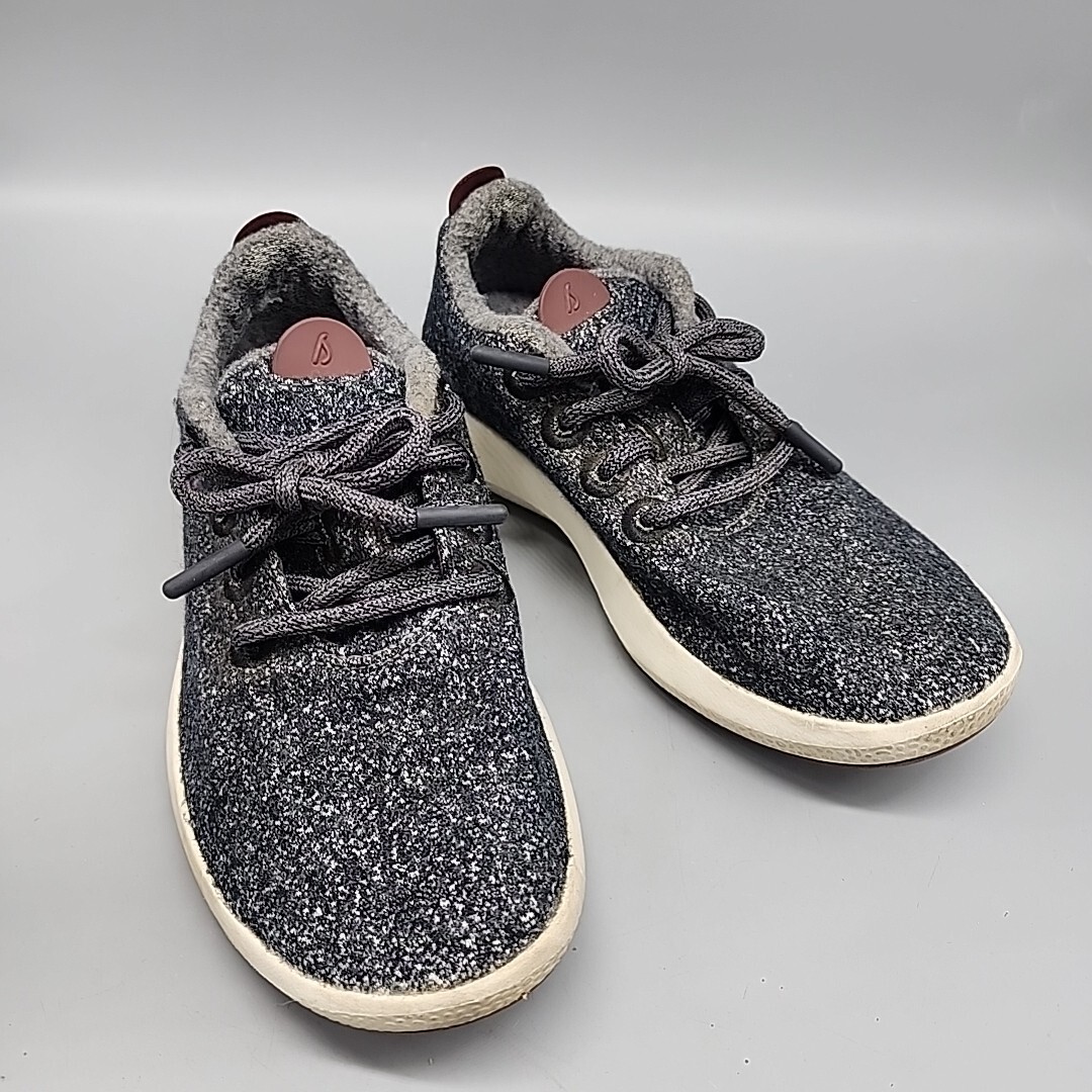 Allbirds Womens Wool Runner Gray Running Shoes Size Mizzle