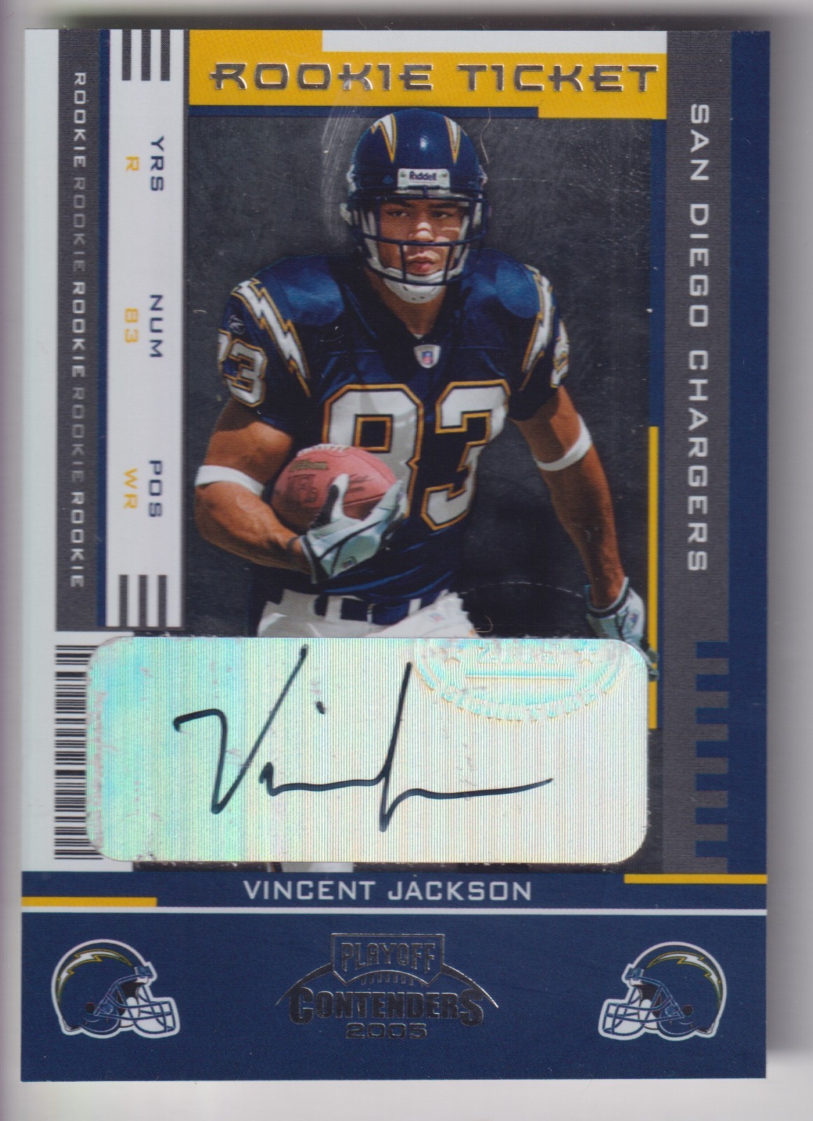 Vincent Jackson Playoff Contenders #181 Autograph