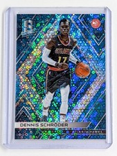 2017-18 Panini Spectra Neon Blue #2 Dennis Schroder /99 Atlanta Hawks