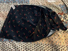 Women’s Old Navy L/XL Mini Side Tie Swim Cherries 🍒 Sarong~