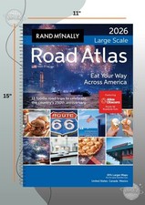 Rand McNally 2026 Large Scale Road Atlas Spir...