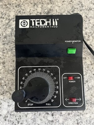 MRC Tech II Railpower 1400 Model Train Hobby Transformer Power Control TESTED