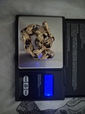 9CT GOLD MENS  TULIP BRACELET