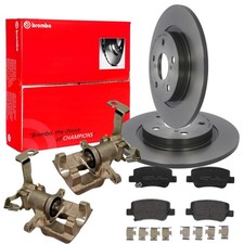 BREMBO Bremsscheiben 290mm Beläge Bremssattel Set Hinten für TOYOTA AVENSIS T27