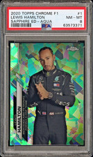 2020 Topps Chrome Sapphire Edition Formula 1 Racing Cards Checklist & Odds 26