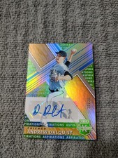 andrew dalquist 2019 elite extra rookie aspirations auto white sox #116 10/10