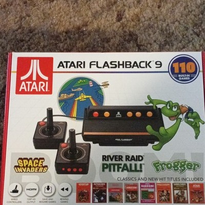 Atari Flashback 9 Console 110 Built-In Games HDMI 720p 2 Wired Controllers