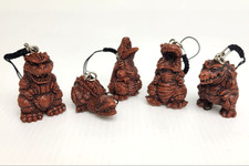 Bandai Gashapon Godzilla Netsuke 1.5" Figure Strap Mascot Set of 5 - Shin Earth