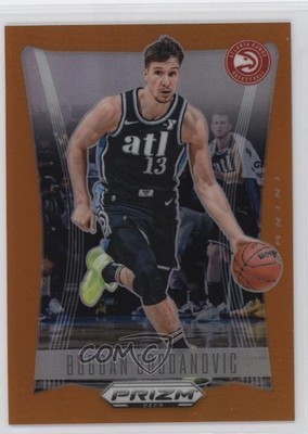 2023-24 Panini Prizm Deca Orange Prizm 18/49 Bogdan Bogdanovic #210 02v3