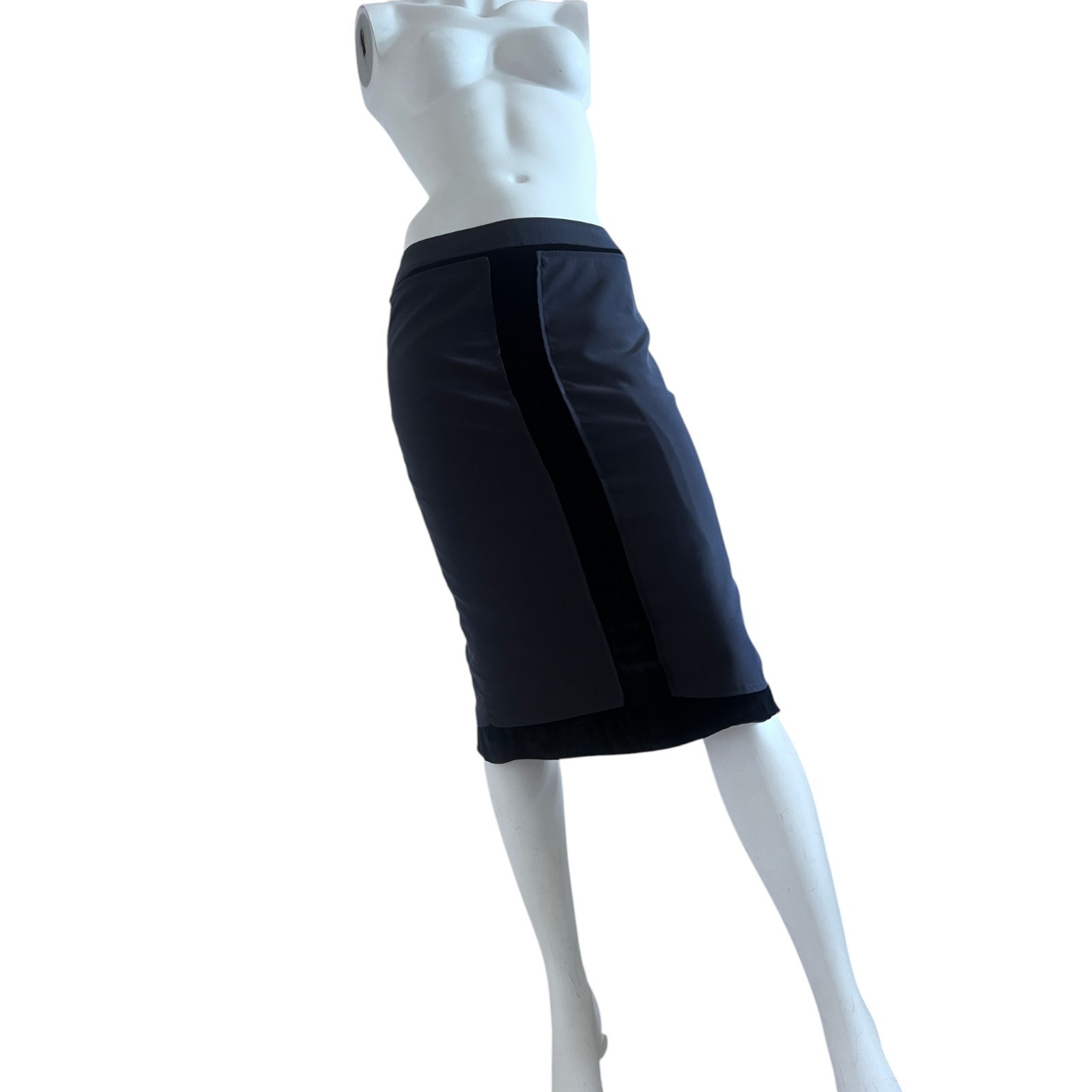 VTG Skirt Tom Ford for Yves Saint Laurent Rive Gauche Noir Obsession 2002 F38 image 10