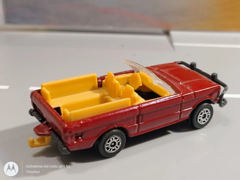 Corgi Juniors Nr. E184 Range Rover Cabrio Convertible Jagdwagen dunkelbraun - Bild 2 von 4