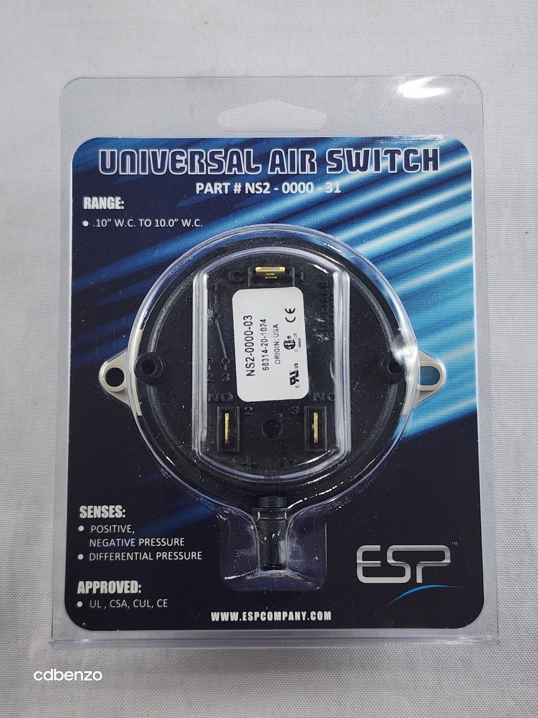 Energy Saving Products | Universal Air Switch | Part # NS2-0000-31