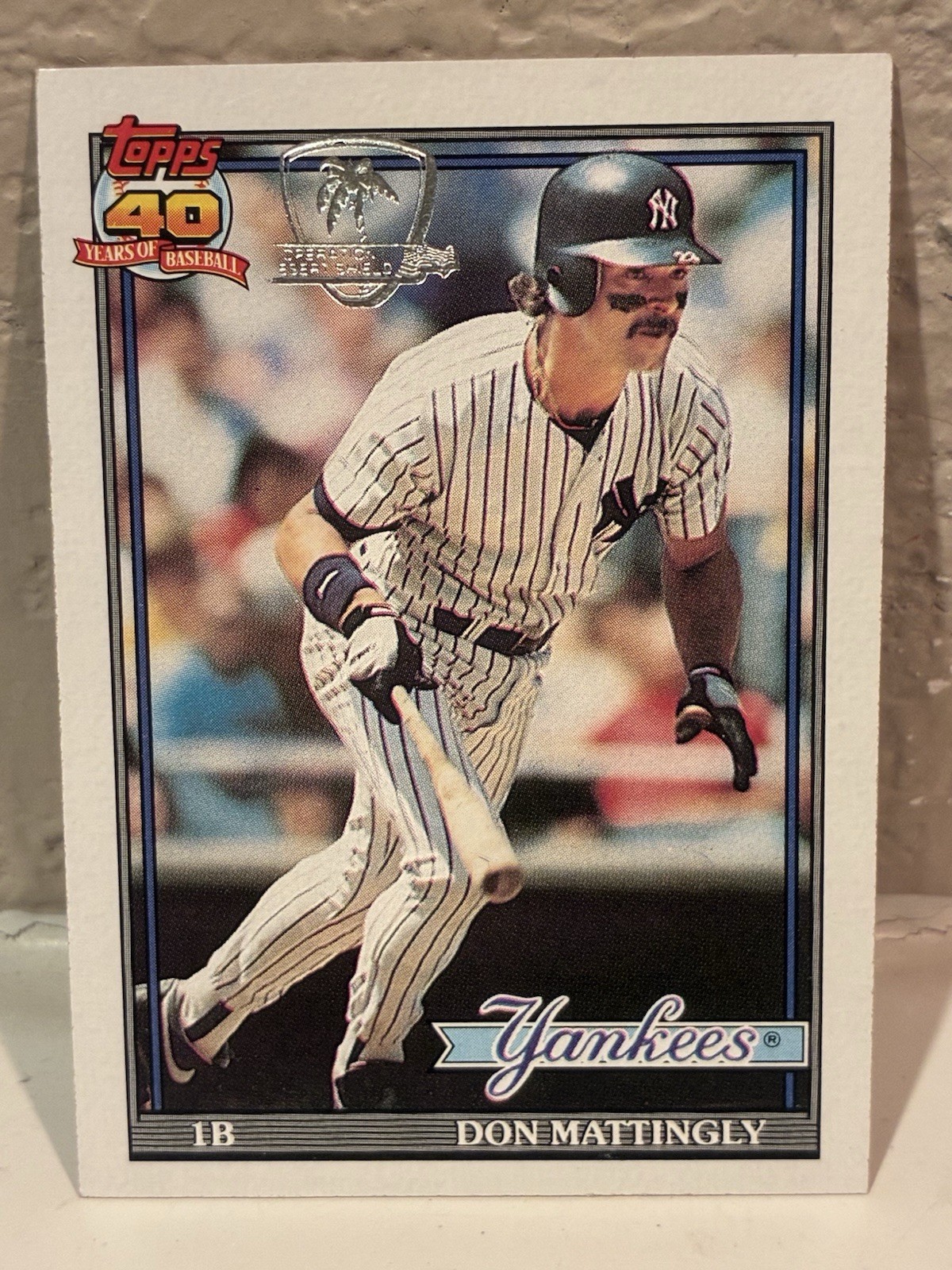 1991 TOPPS DESERT SHIELD #100 DON MATTINGLY YANKEES NRMT