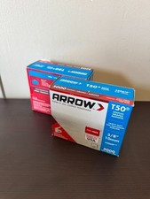 Arrow T50 Heavy Duty Staples 3/8" 10mm 5000 Ct Pro Pack USA 2 Pack
