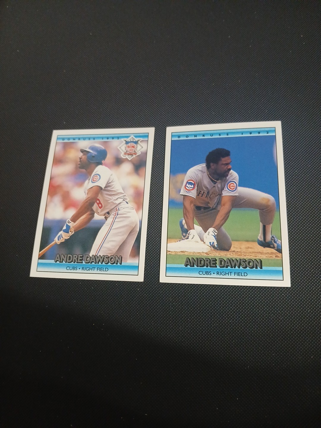 (2) 1992 Donruss - Andre Dawson #119 & 422