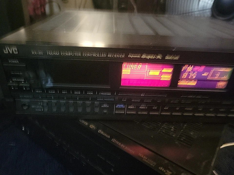 罕见 JVC RX-8V 立体声接收器 FM/AM 石英锁 控制 RX-8V  — 第 4/4 张图片