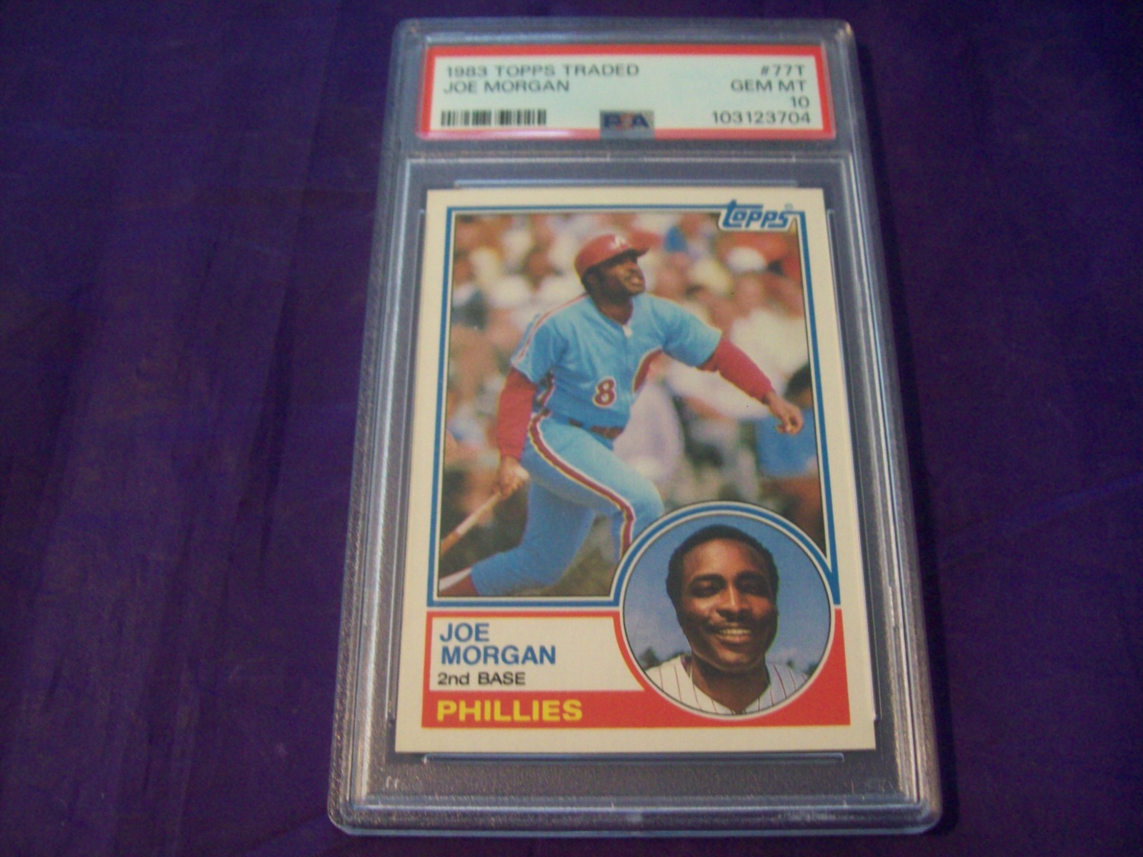Joe Morgan #77T (Baseball Cards 1983 Topps Traded) — is it worth grading?
