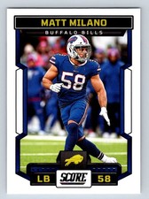2023 Score #260 Matt Milano Buffalo Bills