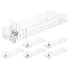 6 Pezzi Organizzatore di Bevande Frigo Autospingente Spingitore Automatico