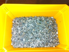 Vintage Printing Press Type-Set Letter Metal Alphabet Numbers Symbols Lot 4.5 Lb