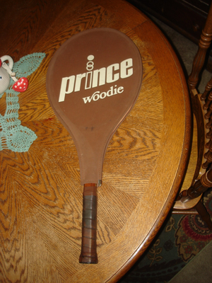 Vintage Prince Woodie Graphite Tennis Racket with Case Good Vintage Prince Woodie Graphite Tennis Racket with Case Good