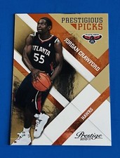 2010-11 Prestige Jordan Crawford Prestigious Picks Foil Rookie Card #26; #d /299. rookie card picture