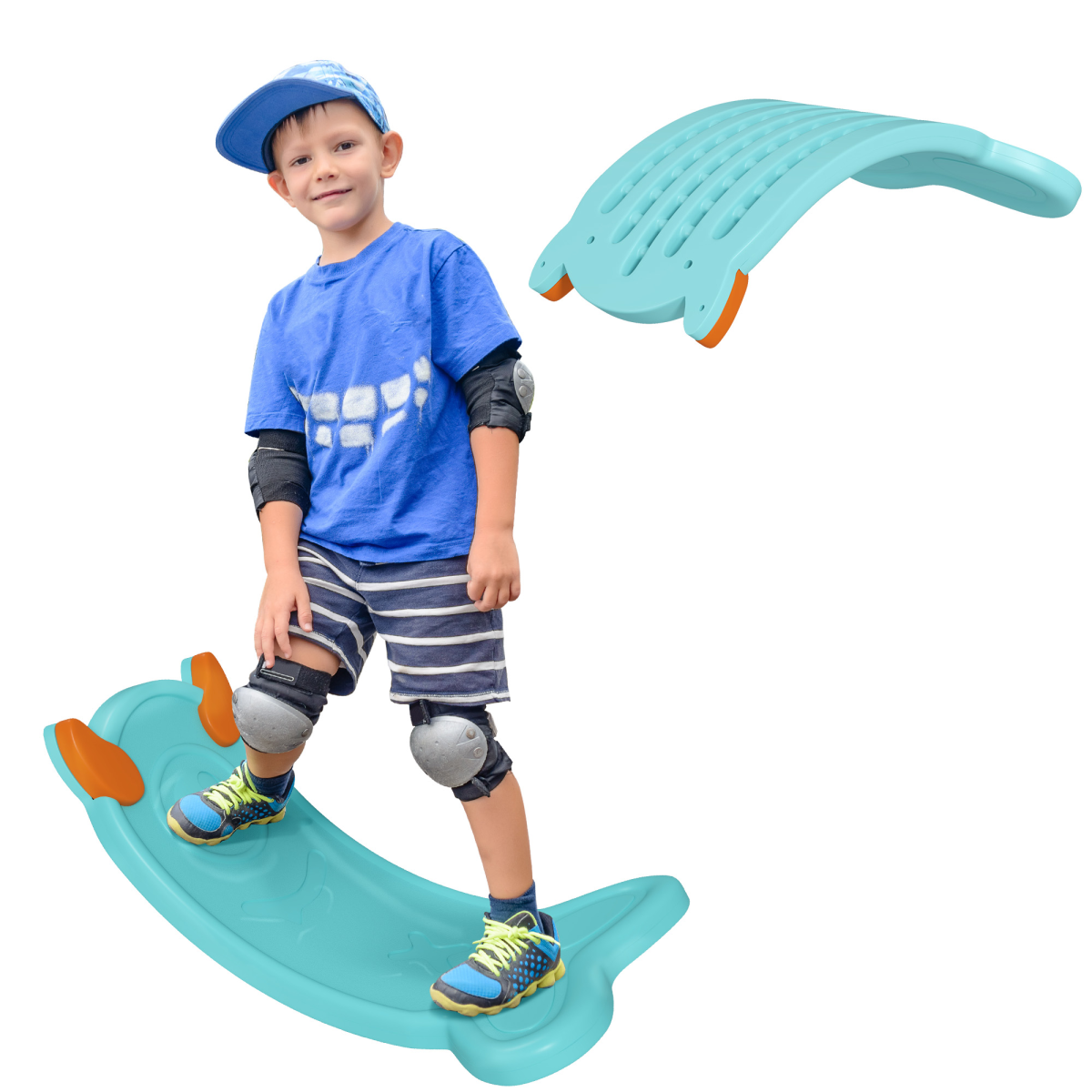 AIYAPLAY Balance Board for Kids Balance Training & Sensory Play - Light Blue