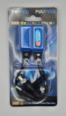 New 1 Set 8MP HD Video Balun PV/PVD PVA/PVDA CVI/AHD/TVI/CVBS TIA/EIA 568B RJ45