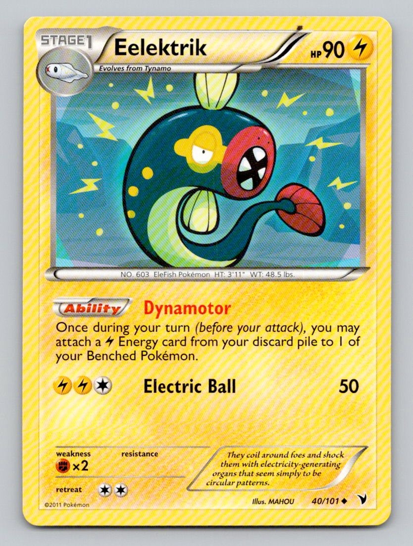 Eelektrik #40/101 Uncommon Noble Victories Pokemon