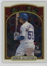 2021 Topps Heritage High Number Chrome 489/999 Sergio Alcantara #721 8k4