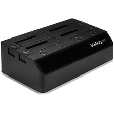 Image of Startech 4-Bay Usb 3.0 To Sata Hard Drive Docking Station 2.5/3.5" Sata Iii 6Gbp