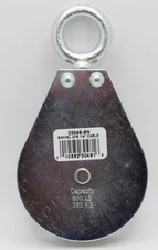 Pulley Block Swivel Eye 1/4" Wire Rope Made USA 800lb GRAINGER APPROVED 03048