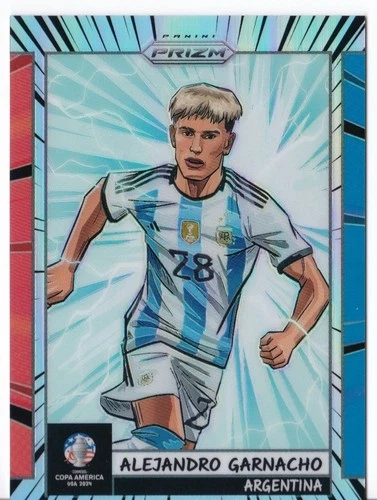 2024 Panini Prizm Conmebol Copa America Alejandro Garnacho Manga #3