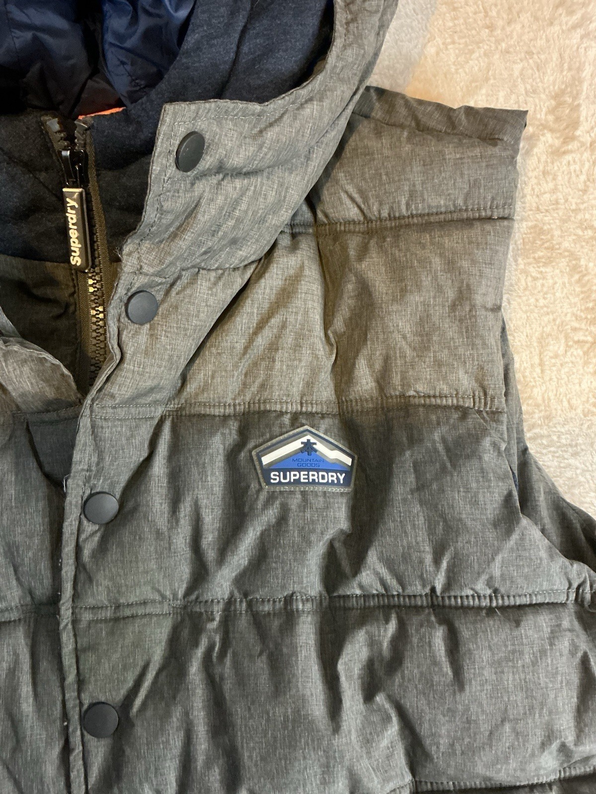 Mens Super dry Micro Fibre Pitching Gillet Grey Size Xxl 2 X Extra Large image 3
