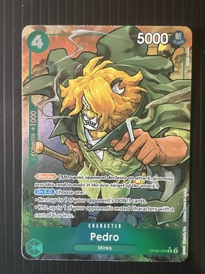 One Piece Two Legends Pedro OP08-030 Parallel Alternate Alt Art NM