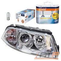 Scheinwerfer Rechts + Osram Leuchtmittel FÜR VW Passat 3B 3BG BJ 00-05