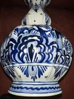 Delft Blue Handpainted Vase Vintage Blue and White 11” Tall  Made in Holland — photo 2