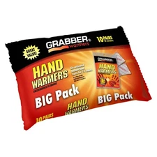 Grabber Warmers Mini Pocket Hand Warmers - 10 Pair/Pack