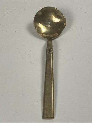 Vintage Thai bronze brass Gravy ladle Thailand