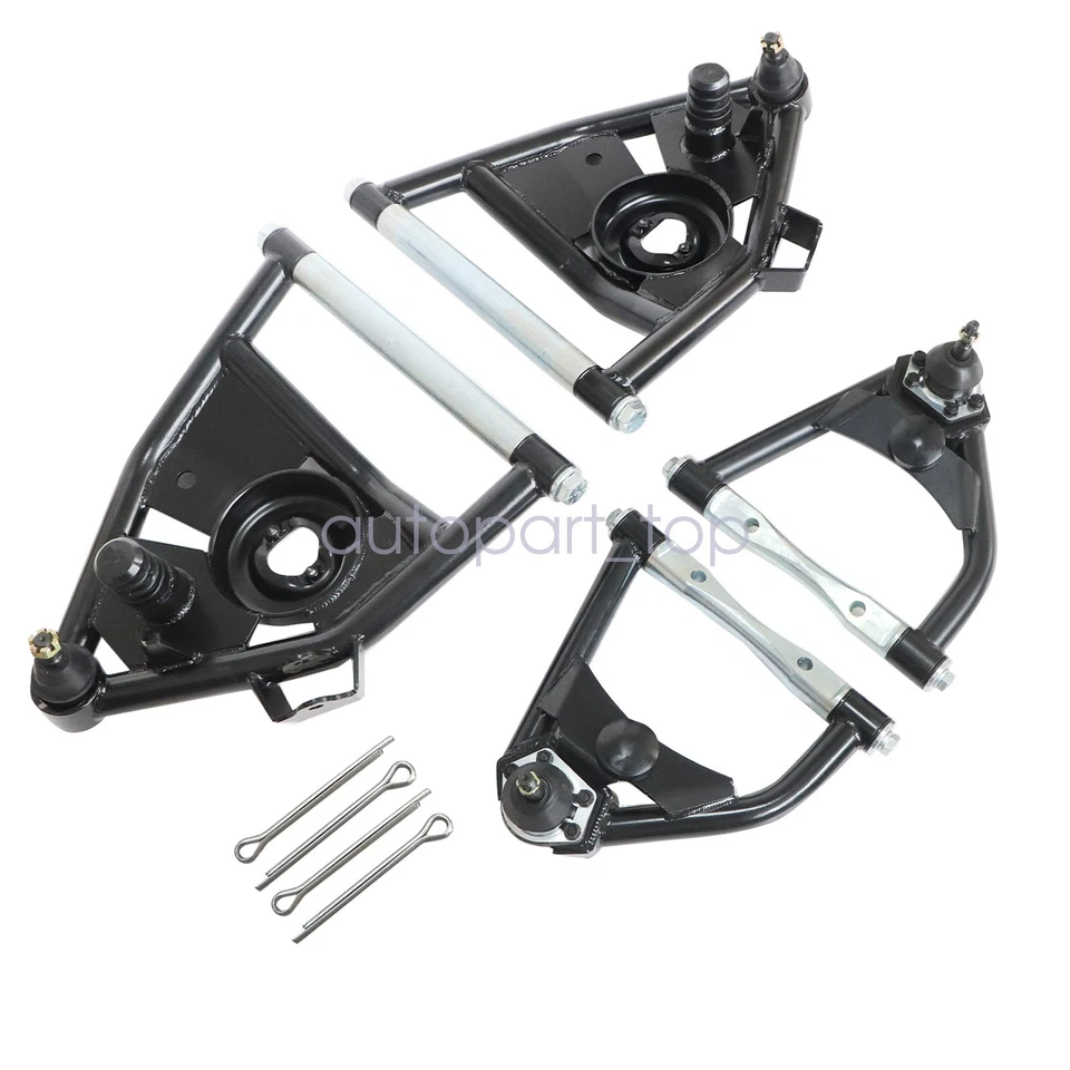 Fit 1963-1970 C10 CHEVROLET GMC TUBULAR CONTROL ARMS SET OF 4 UPPER AND LOWER - Imagem 3 de 4