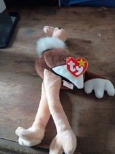 TY Beanie Baby STRETCH the Ostrich Plush 11 inch Stuffed Animal Toy