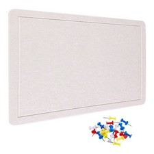Felt Bulletin Board, 31.5 x 24 -Inch Foldable Decorative Pin Board(Light Camel)