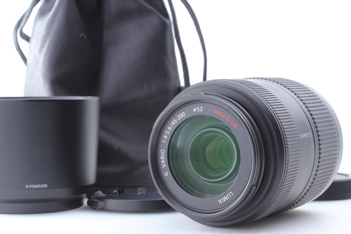 🎦【 Exc+5 】Panasonic LUMIX G VARIO 45-200mm f/4-5.6 MEGA O.I.S.