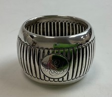 Antique Solid Silver Napkin Ring-HEA Monogram-Henry Stratford? 1892?