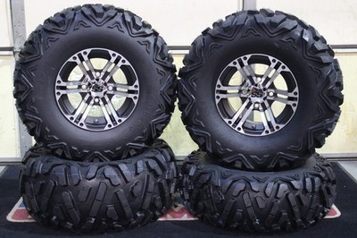 BRUTE FORCE 750 27'' QUADKING ATV TIRE & ITP SS212 M WHEEL KIT IRS1CA BIGGHORN